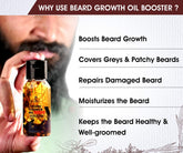 Urbangabru Ayurvedic Jadibuti Hair Oil for Hair Fall Control and hair Growth with Natural Herb - 200ml. (Jadibuti Oil(200ml) + Beard Booster Oil(60ml))